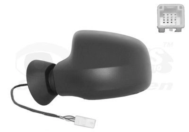 Image of VAN WEZEL Wing mirror VAN WEZEL 1516807