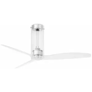 Faro TUBE - Transparent Ceiling Fan With DC Motor Smart - Remote Included