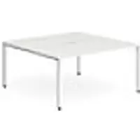 Image of dynamic Computer Desk Evolve Plus B2P14WHTW White 1400 mm x 1600 mm x 730 mm