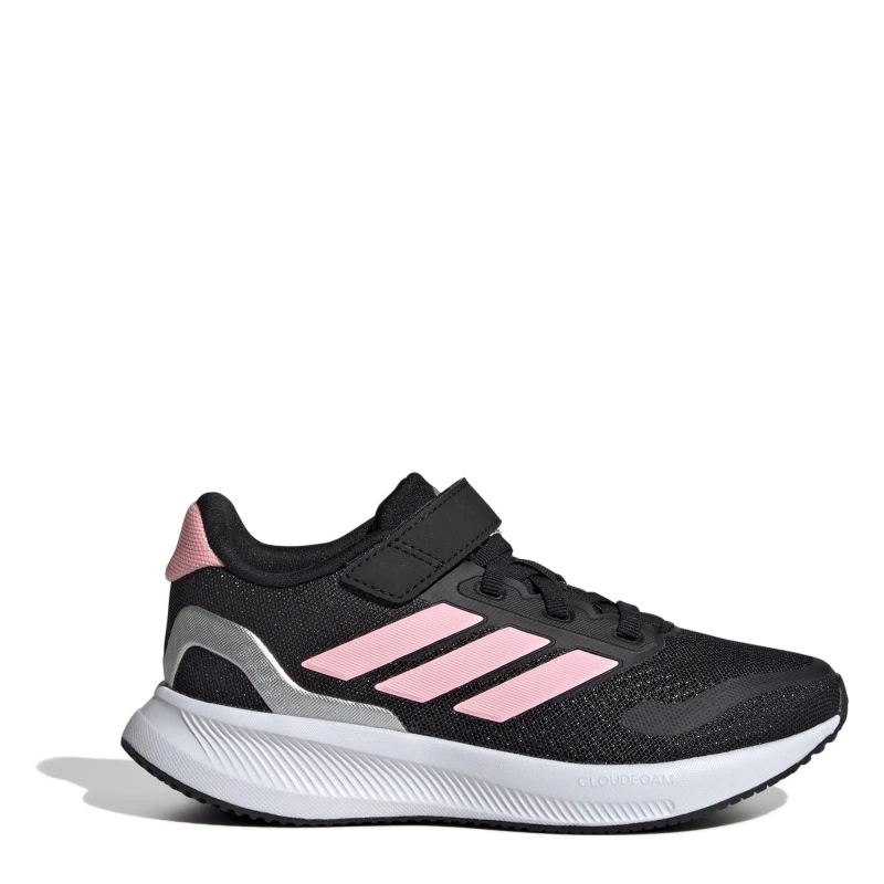 Image of adidas Runfalcon 5 Shoes Childrens Runners C10 (28) Black 02424303100