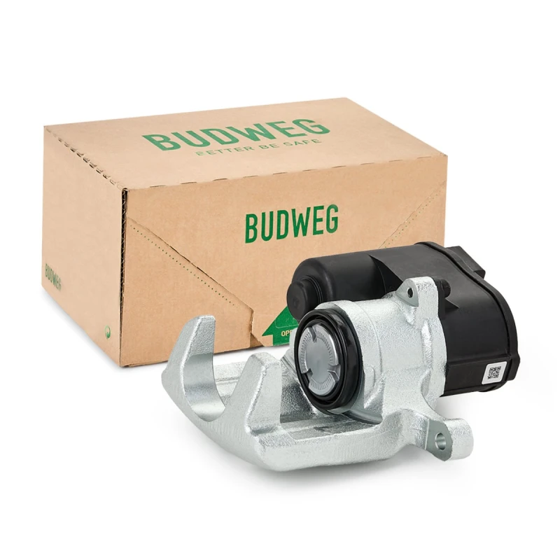 Image of BUDWEG CALIPER 343721 Brake caliper Rear Axle Right, with electric motor Brake Caliper (78)