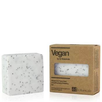 image of Dr Botanicals Bergamot & Poppy Seed Smoothing Body Exfoliating Bar