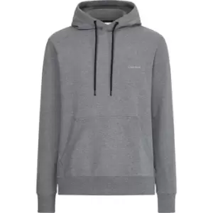 Image of Calvin Klein Small Logo Hoodie - Grey