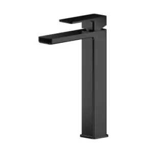 image of Nuie Windon High-rise Mono Basin Mixer (no Waste) - Matt Black