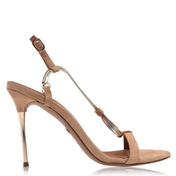 Image of Reiss Kendall Strap Heels - Brown