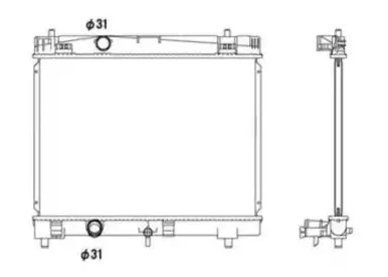 Image of Engine radiator VALEO 735445