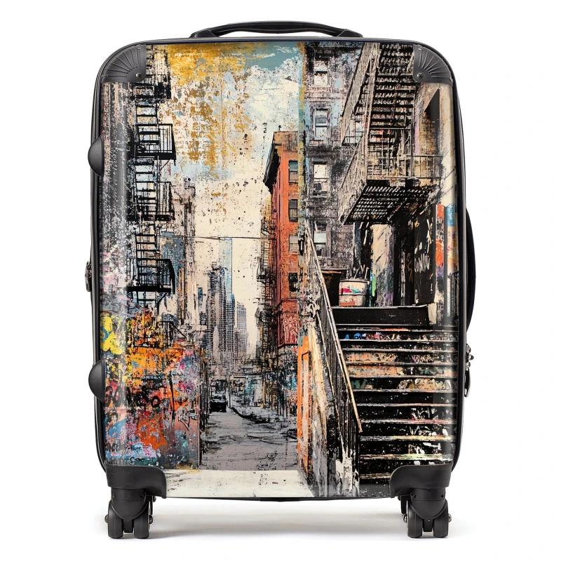 Image of Designer Luggage Jasper Reed: 00020 Suitcase Size: Large Multicolor Unisex Large