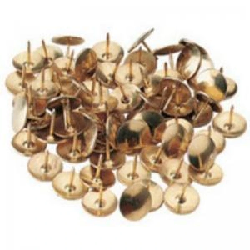 Image of ValueX Drawing Pin 11mm Brass (Pack 100)