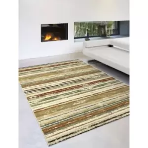 Image of Mastercraft - Woodstock 032 0651 6362 80cm x 150cm Rectangle - Green and Beige and Multicoloured