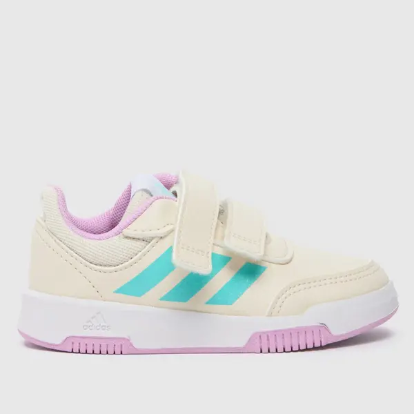 Image of adidas white multi tensaur sport 2.0 Girls Toddler trainers White Multi UK 4 (EU 20)