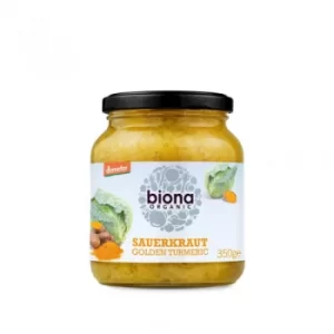 image of Biona Organic Golden Turmeric Sauerkraut 350g