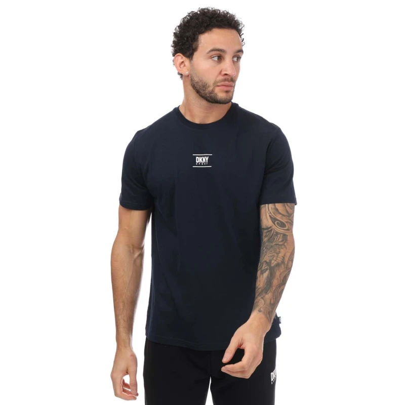 Image of DKNY Printed Logo T-Shirt - Blue Blue S
