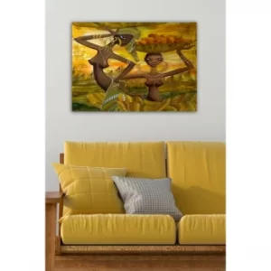Image of 20173414-5070 Multicolor Decorative Canvas Painting