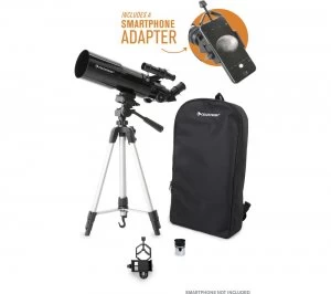 image of CELESTRON Travelscope 80 22030-CGL Refractor Telescope - Black