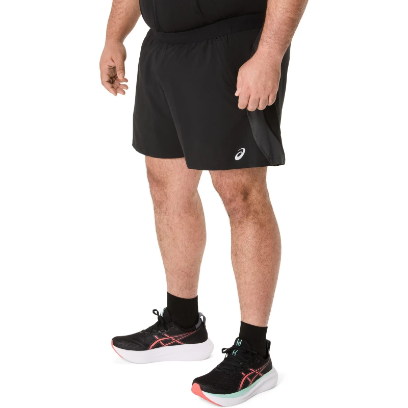 Image of Asics Mens Performance Running Shorts Black male Large