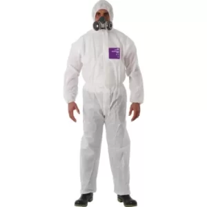 Image of Coveralls Hooded White Size XL