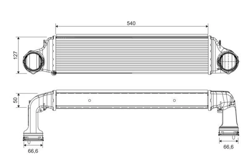 Image of Intercooler VALEO 818715