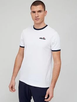 Image of Ellesse Meduno Tee - White Size M Men