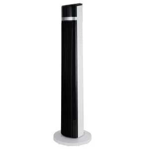 image of Black & Decker 40" Tall Digital Tower Fan with 7 Hour Timer - Black