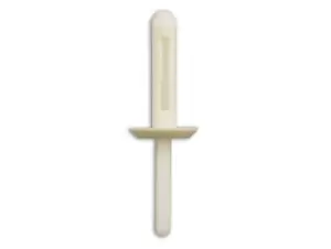 image of Trim Rivet White Plastic for General Use ( GM ) Pk 50 Connect 36158