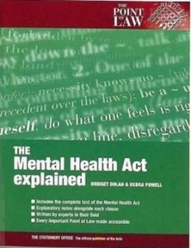 Image of The Mental Health Act Explained by Bridget Dolan and Debra Powell Paperback
