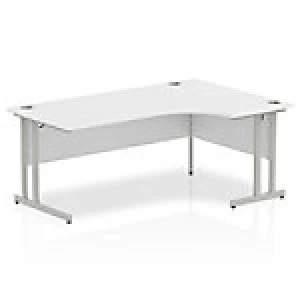 image of Impulse Cantilever 1800 Right Hand Crescent Desk White