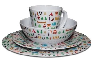 image of OLPRO Berrow Hill Melamine Set 16 Piece