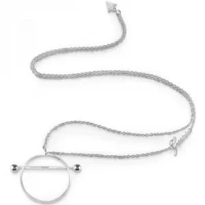 Image of Ladies Guess Influencer Silver Necklace