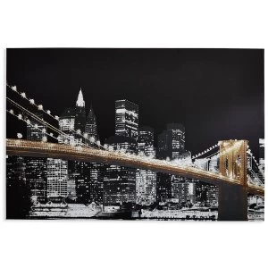 image of Arthouse Glitz City Diamante Canvas