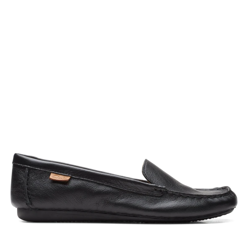 Image of Clarks Freckle Walk Shoes - Black 3