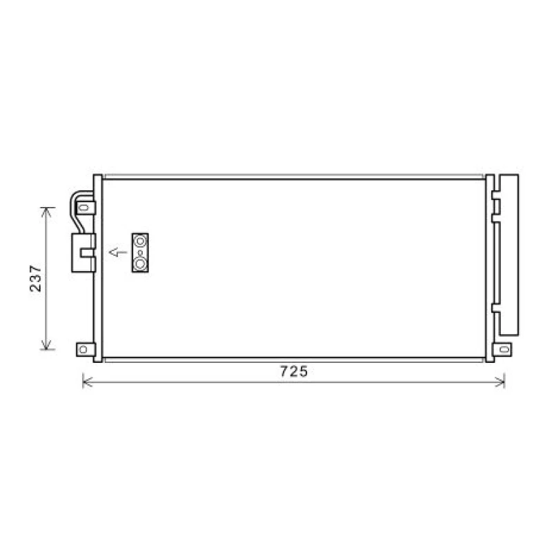 Image of Air conditioning condenser DIEDERICHS DCC1744