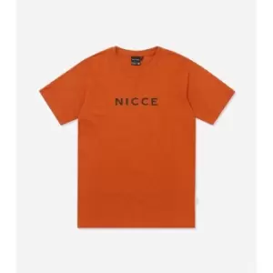 image of Nicce Nicce Compact T-Shirt Mens - Orange