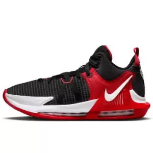 Image of Nike Lebron Witness 7 Bred, Black/White-University Red, size: 10, Male, Basketball Performance, DM1123-005
