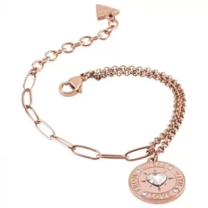 image of Guess From Guess With Love Rose Gold Tone Bracelet