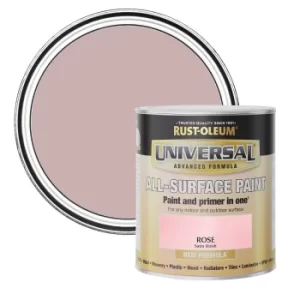 Image of Rust-Oleum Universal Paint Satin Rose 750ml