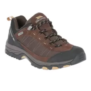 Image of Trespass Mens Scarp Waterproof Lace Up Trainers (9 UK) (Dark Brown)