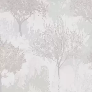 Image of Superfresco Easy Birch Mauve Wallpaper