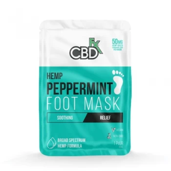 image of CBDfx - Hemp Foot Mask - Peppermint - 50mg