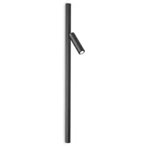 Image of Ideal Lux Syntesi Integrated LED Wall Lamp Black 3000K