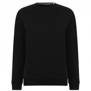 image of Antony Morato Crew Logo Sweatshirt - BLACK 9000