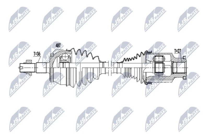 Image of NTY Drive shaft NTY NPW-DW-065