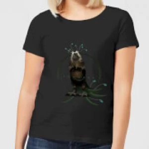 image of Fantastic Beasts Augurey Womens T-Shirt - Black