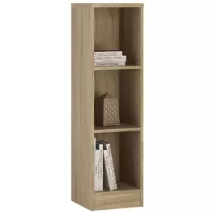 image of 4 You Medium Narrow Bookcase In Sonama Oak