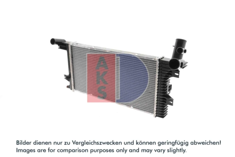 Image of AKS DASIS 132380N Engine radiator Aluminium, Brazed cooling fins Radiator,engine cooling (470)