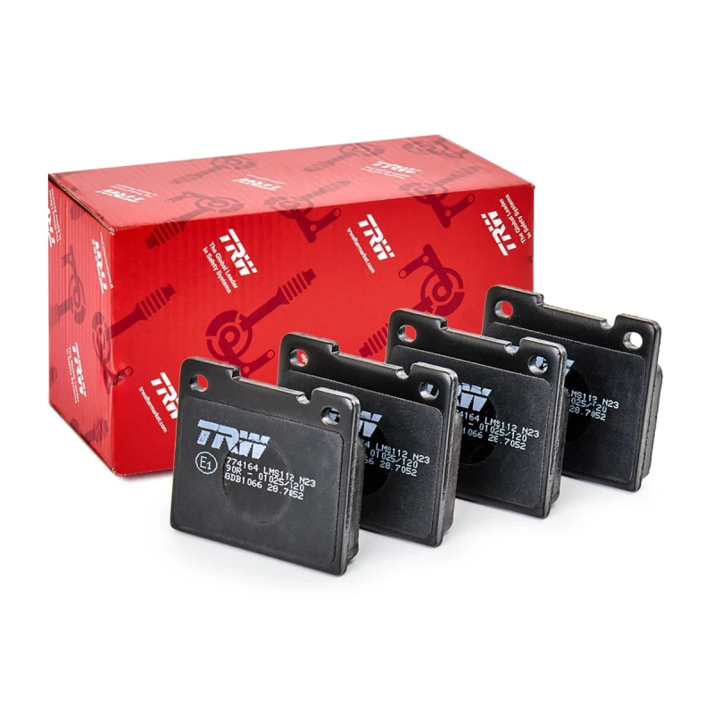 Image of TRW GDB1066 Brake pad set not prepared for wear warning indicator Brake Pad Set,disc brake (402)