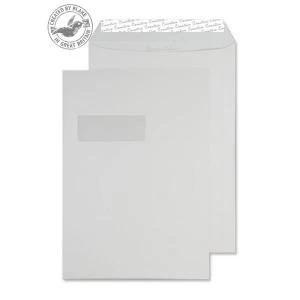 Image of Creative Colour Pocket PS Window Ice White 120gsm C4 324x229mm