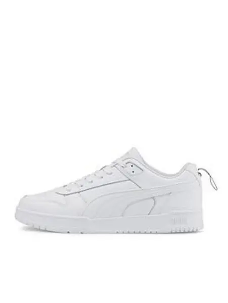 Puma White - Team Gold Rbd Game Low Sneakers