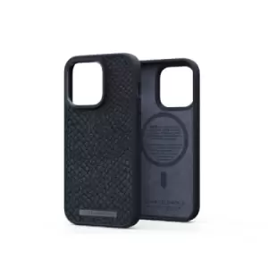 Image of Njord byELEMENTS Salmon Leather Magsafe Case for Apple iPhone 14 Pro Black NA43SL00