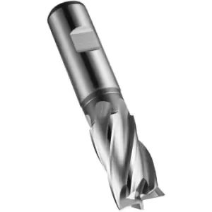 image of C247 10.00MM HSS-E Multi Flute Flatted Shank End Mill - DIN 844K