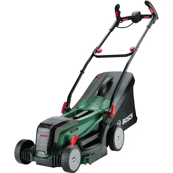 image of Bosch UniversalRotak 2x18V-37-550 36V 4 x 4Ah Li-ion Cordless Rotary Lawnmower